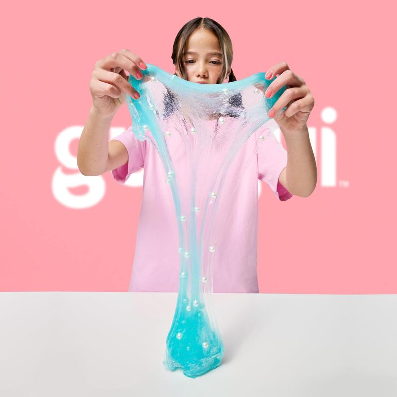 Pacote duplo Slime Gui Gui Shimmer Deluxe com 2 limos iridescentes